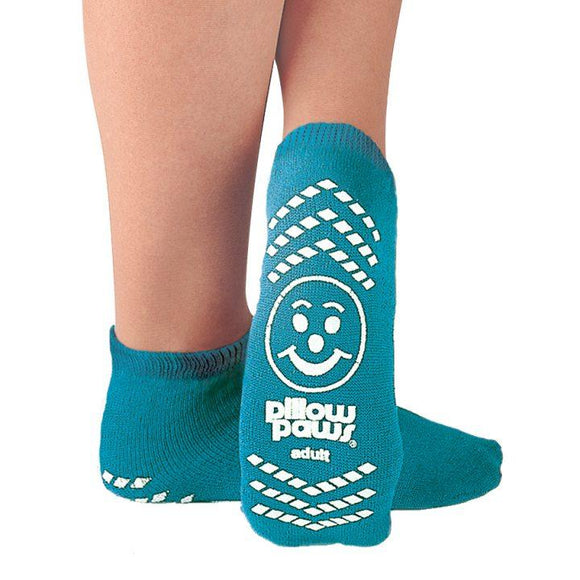 Pillow Paws Terry Slipper Socks Double-Imprint XL 7½-10 – AMF Incontinence