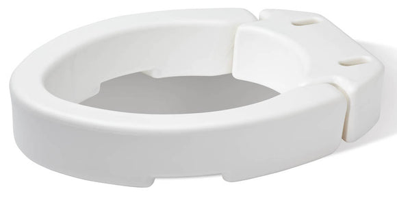 Hinged Raised Toilet Seat without arms - round